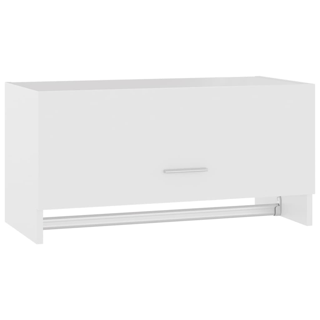 Kledingkast 70X32,5X35 Cm Bewerkt Hout Wit - Nordexa Home