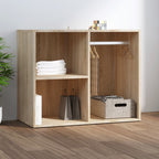 Kledingkast 80X40X65 Cm Bewerkt Hout Kleurig - Nordexa Home
