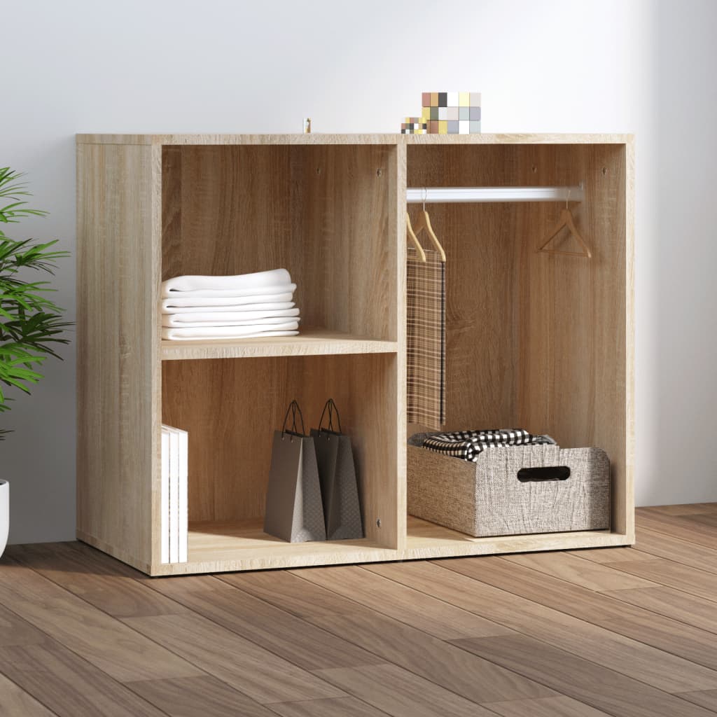 Kledingkast 80X40X65 Cm Bewerkt Hout Kleurig - Nordexa Home