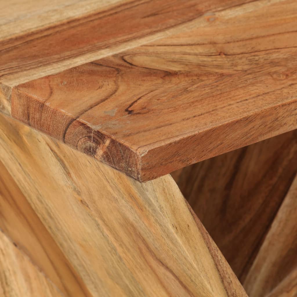 Bijzettafel 35×35×55 cm – Massief Mangohout | Nordexahome - Nordexa Home