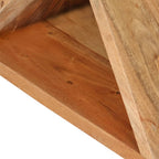 Bijzettafel 35×35×55 cm – Massief Mangohout | Nordexahome - Nordexa Home