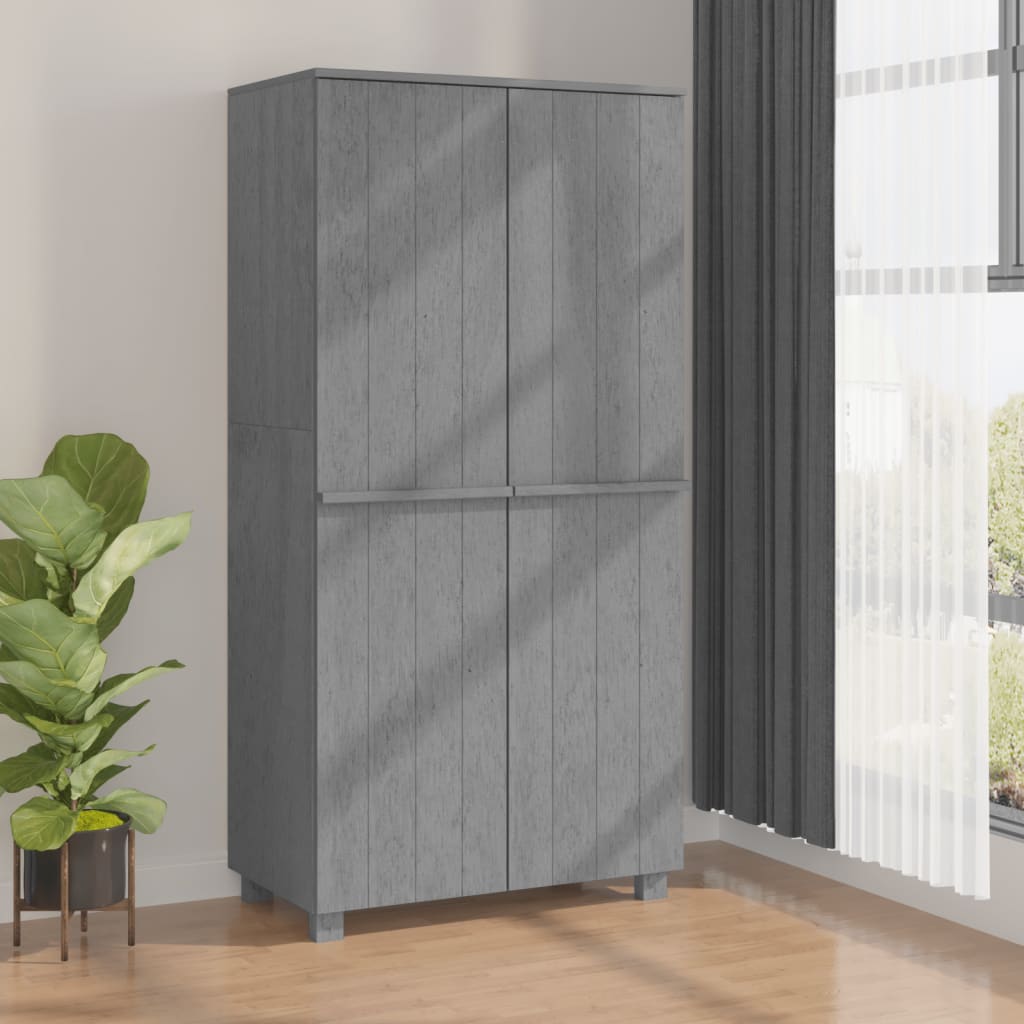 Kledingkast Hamar 89X50X180 Cm Massief Grenenhout - Nordexa Home