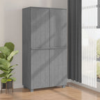 Kledingkast Hamar 89X50X180 Cm Massief Grenenhout - Nordexa Home