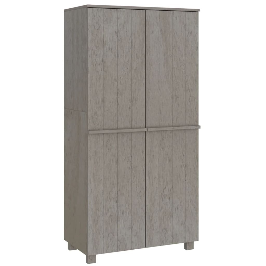 Kledingkast Hamar 89X50X180 Cm Massief Grenenhout - Nordexa Home