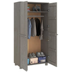 Kledingkast Hamar 89X50X180 Cm Massief Grenenhout - Nordexa Home