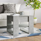 NordexaHome Design Salontafel – Massief Bewerkt Hout in Eikenkleur (55,5×55×45 cm) - Nordexa Home