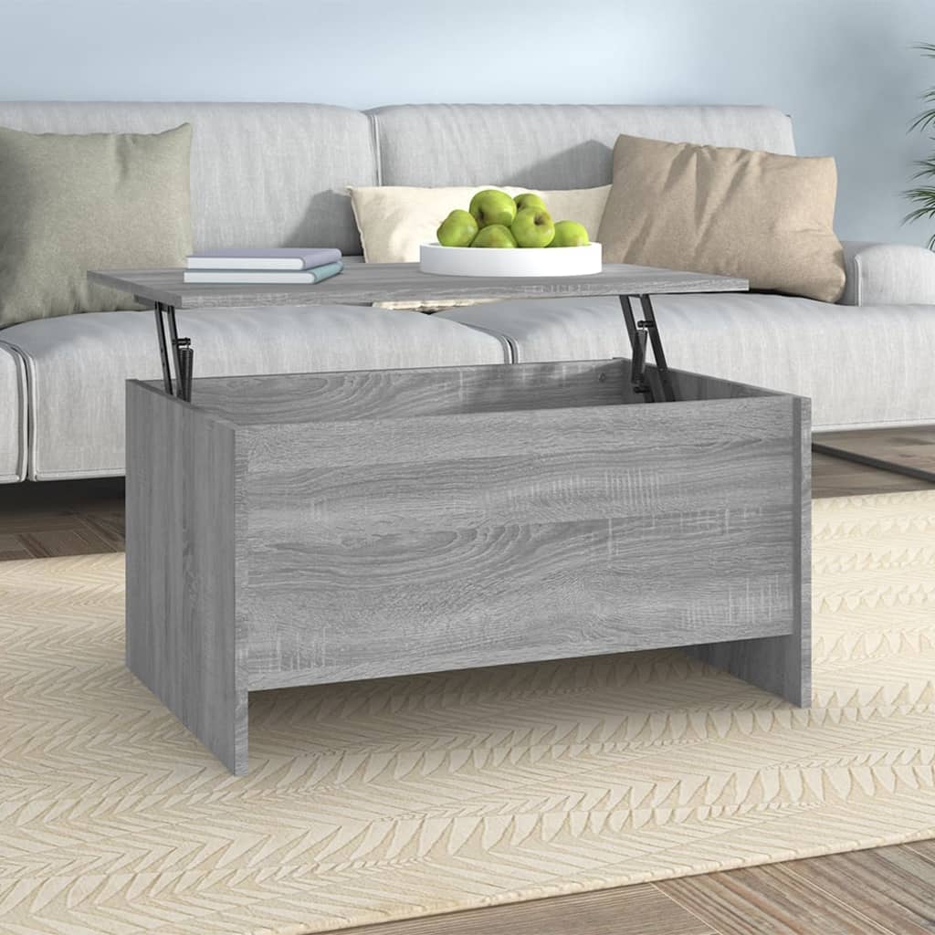 Salontafel 80X55,5X41,5 Cm Bewerkt Hout - Nordexa Home