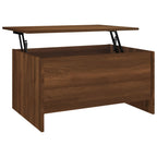 Salontafel 80X55,5X41,5 Cm Bewerkt Hout - Nordexa Home