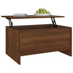 Salontafel 80X55,5X41,5 Cm Bewerkt Hout - Nordexa Home