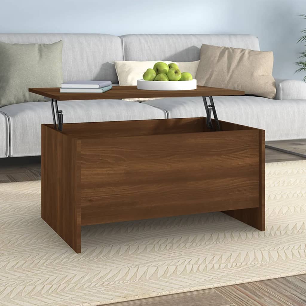 Salontafel 80X55,5X41,5 Cm Bewerkt Hout - Nordexa Home