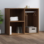Kledingkast 80X40X65 Cm Bewerkt Hout Kleurig - Nordexa Home