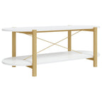 Salontafel 110X48X40 Cm Bewerkt Hout - Nordexa Home