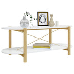 Salontafel 110X48X40 Cm Bewerkt Hout - Nordexa Home