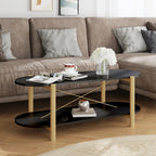 Salontafel 110X48X40 Cm Bewerkt Hout - Nordexa Home