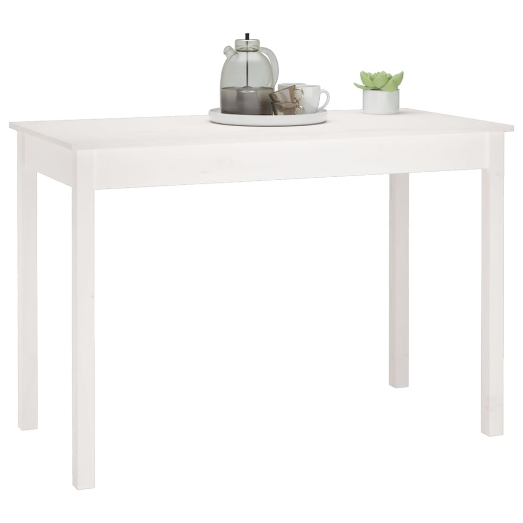 Eettafel 110X55X75 Cm Massief Grenenhout - Nordexa Home