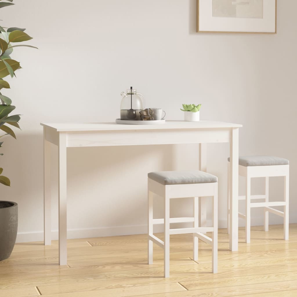 Eettafel 110X55X75 Cm Massief Grenenhout - Nordexa Home
