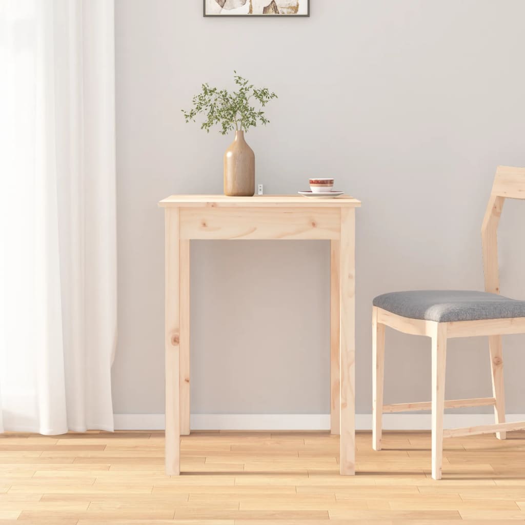 Eettafel 110X55X75 Cm Massief Grenenhout - Nordexa Home