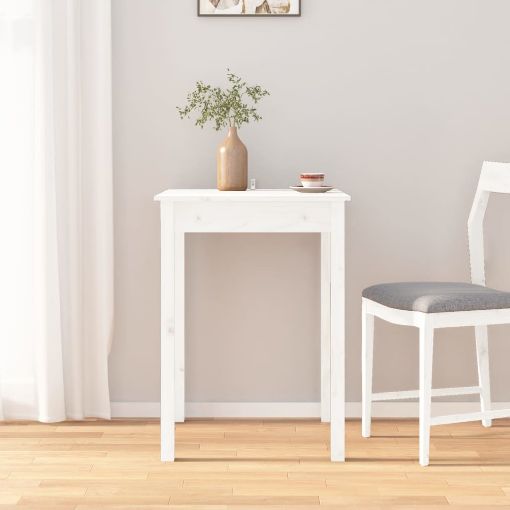 Eettafel 110X55X75 Cm Massief Grenenhout - Nordexa Home