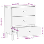 Nachtkastje 50×33×60 cm | Nordexahome - Nordexa Home