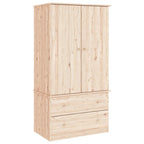 Kledingkast Alta 90X55X170 Cm Massief Grenenhout - Nordexa Home