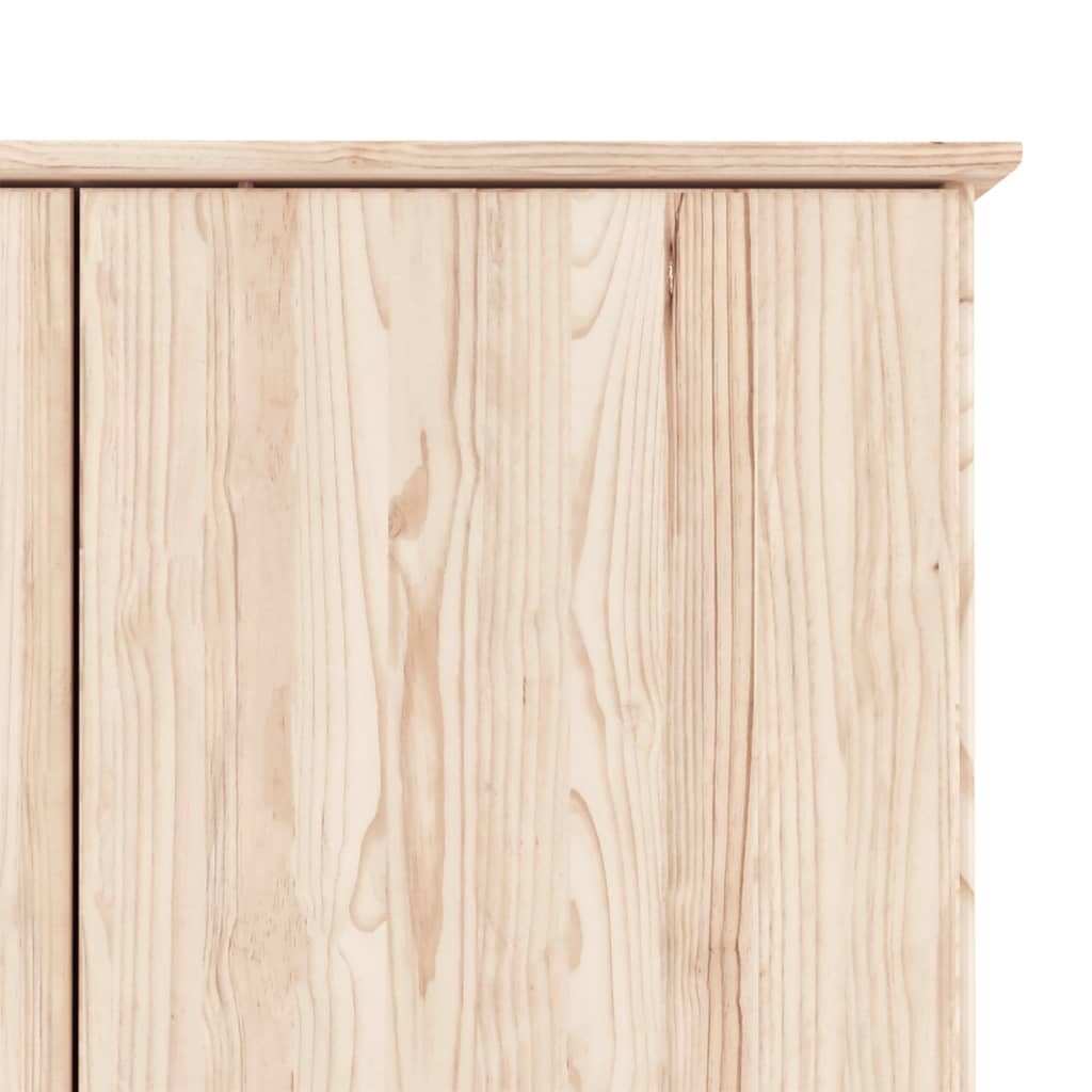 Kledingkast Alta 90X55X170 Cm Massief Grenenhout - Nordexa Home