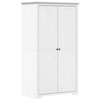 Kledingkast Bodo 99X53,5X173 Cm Massief Grenenhout Wit - Nordexa Home
