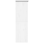 Kledingkast Bodo 99X53,5X173 Cm Massief Grenenhout Wit - Nordexa Home