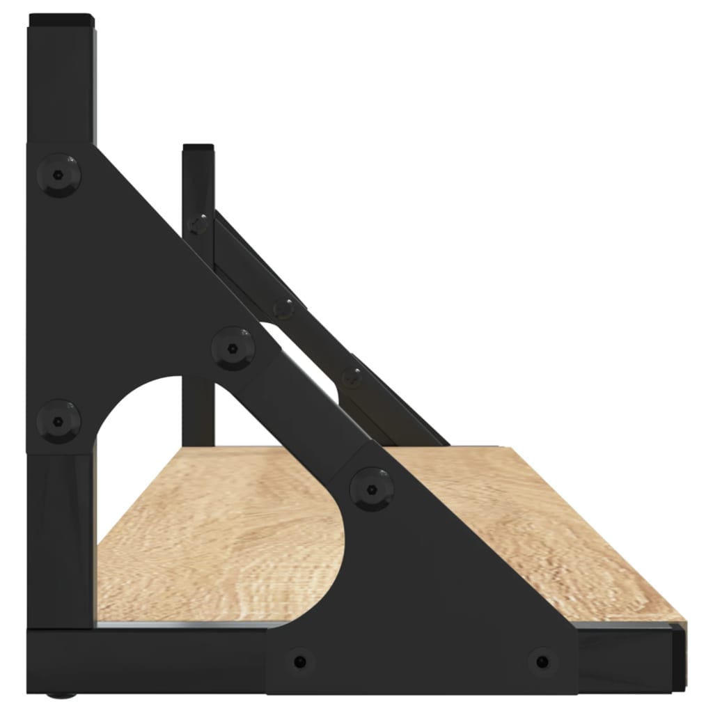 Wandplanken 80×15×15,5 cm – Bewerkt Hout Sonoma Eiken | Nordexahome - Nordexa Home