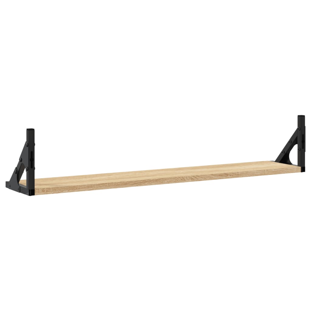 Wandplanken 80×15×15,5 cm – Bewerkt Hout Sonoma Eiken | Nordexahome - Nordexa Home