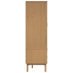Kledingkast Olden 76,5X53X172 Cm Massief Grenenhout - Nordexa Home