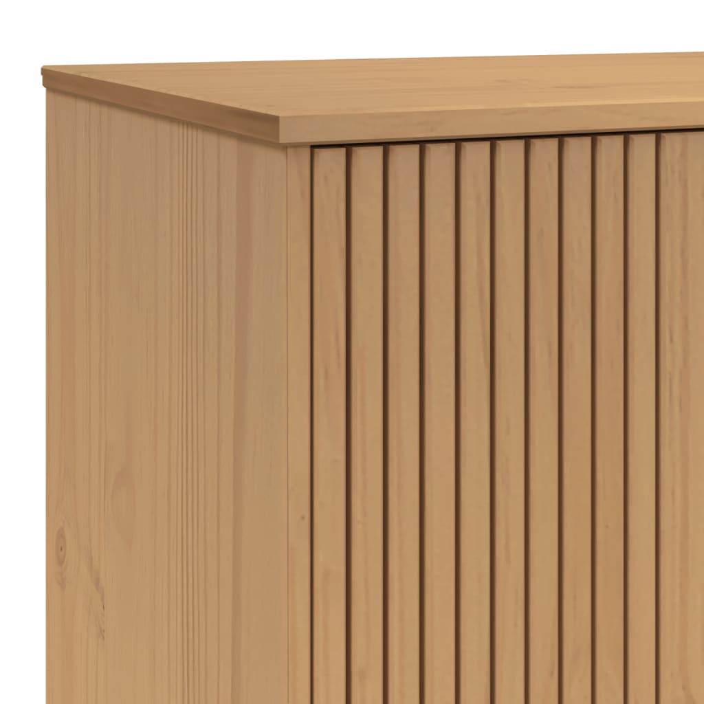Kledingkast Olden 76,5X53X172 Cm Massief Grenenhout - Nordexa Home