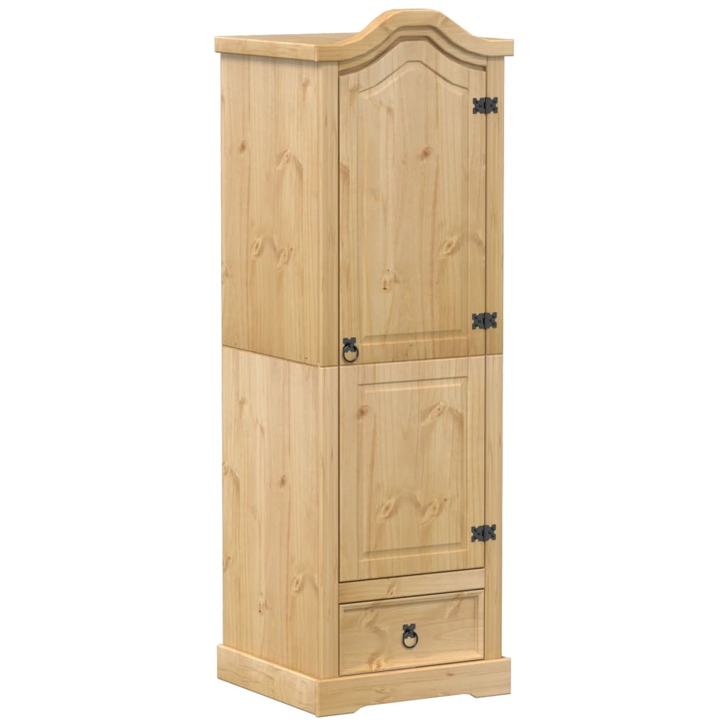 Kledingkast Corona 55X52X170 Cm Massief Grenenhout - Nordexa Home