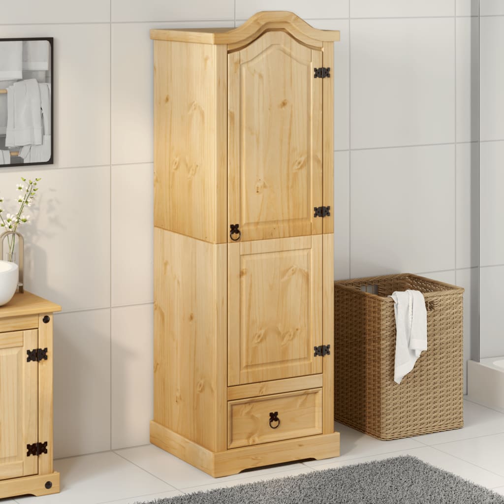 Kledingkast Corona 55X52X170 Cm Massief Grenenhout - Nordexa Home