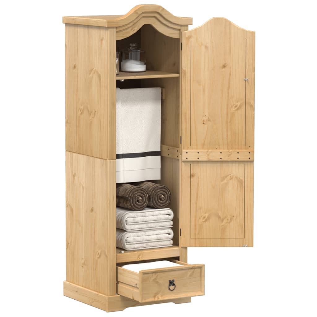 Kledingkast Corona 55X52X170 Cm Massief Grenenhout - Nordexa Home