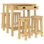 5 - Delige Barset Massief Grenenhout | Nordexahome - Nordexa Home