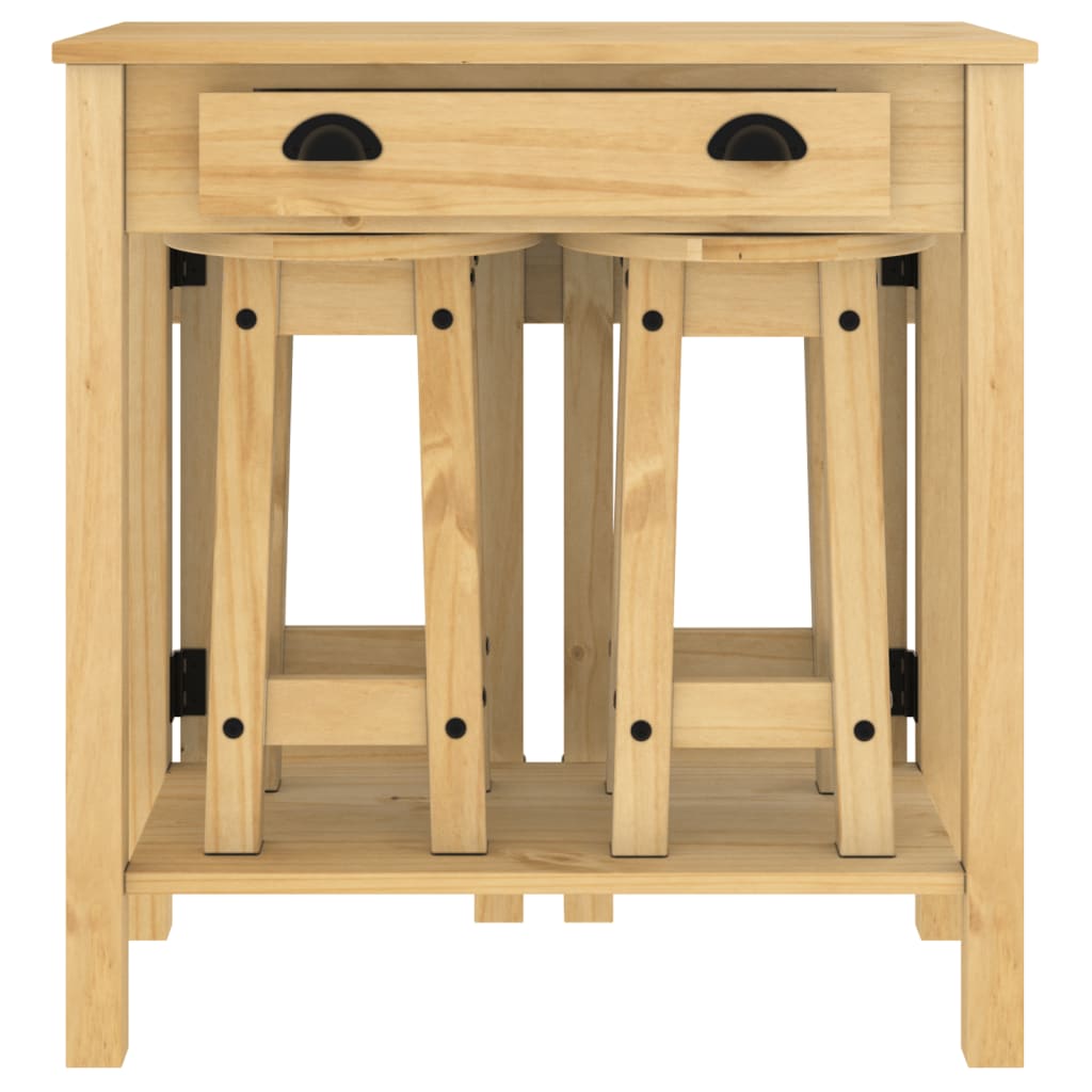 5 - Delige Barset Massief Grenenhout | Nordexahome - Nordexa Home