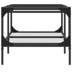Salontafel Met Transparant Glazen Blad Staal – Compact | Nordexahome - Nordexa Home