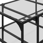 Salontafel Met Transparant Glazen Blad Staal – Compact | Nordexahome - Nordexa Home