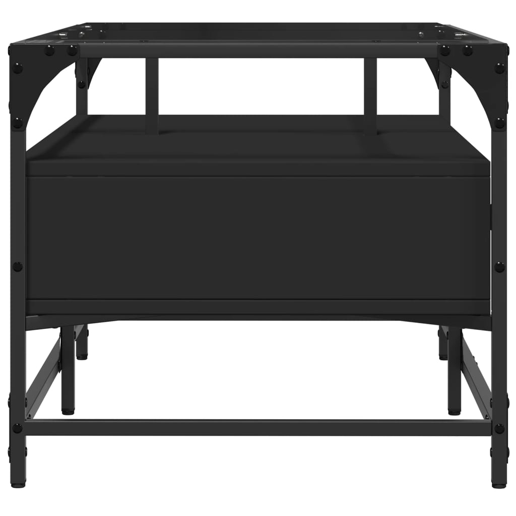 Salontafel Met Transparant Glazen Blad – Staal | Nordexahome - Nordexa Home