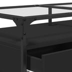 Salontafel Met Transparant Glazen Blad – Staal | Nordexahome - Nordexa Home