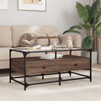 Salontafel Met Transparant Glazen Blad – Staal | Nordexahome - Nordexa Home