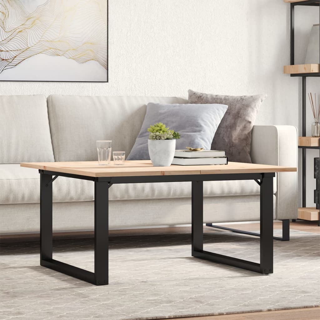 Eettafel 200X100X75,5 Cm Grenenhout En Staal - Nordexa Home