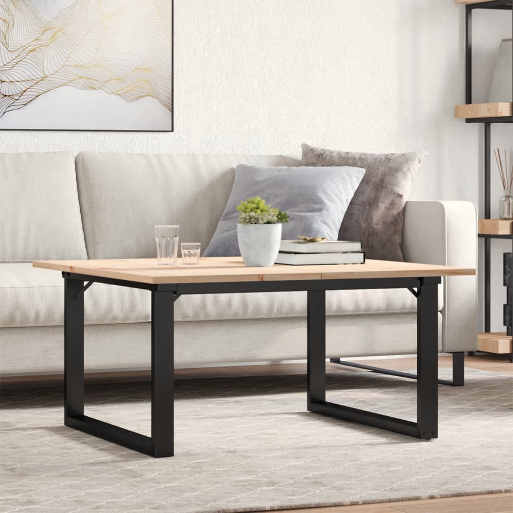 Eettafel 200X100X75,5 Cm Grenenhout En Staal - Nordexa Home