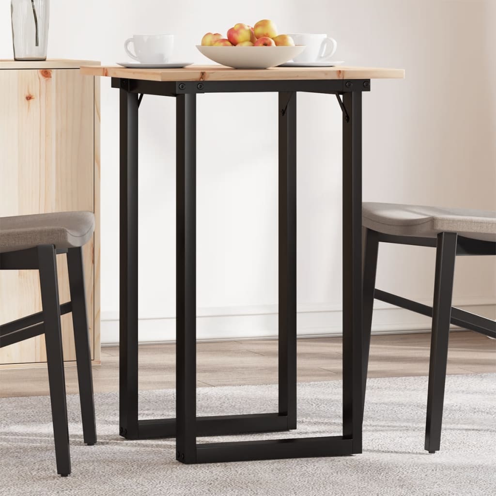 Eettafel 200X100X75,5 Cm Grenenhout En Staal - Nordexa Home