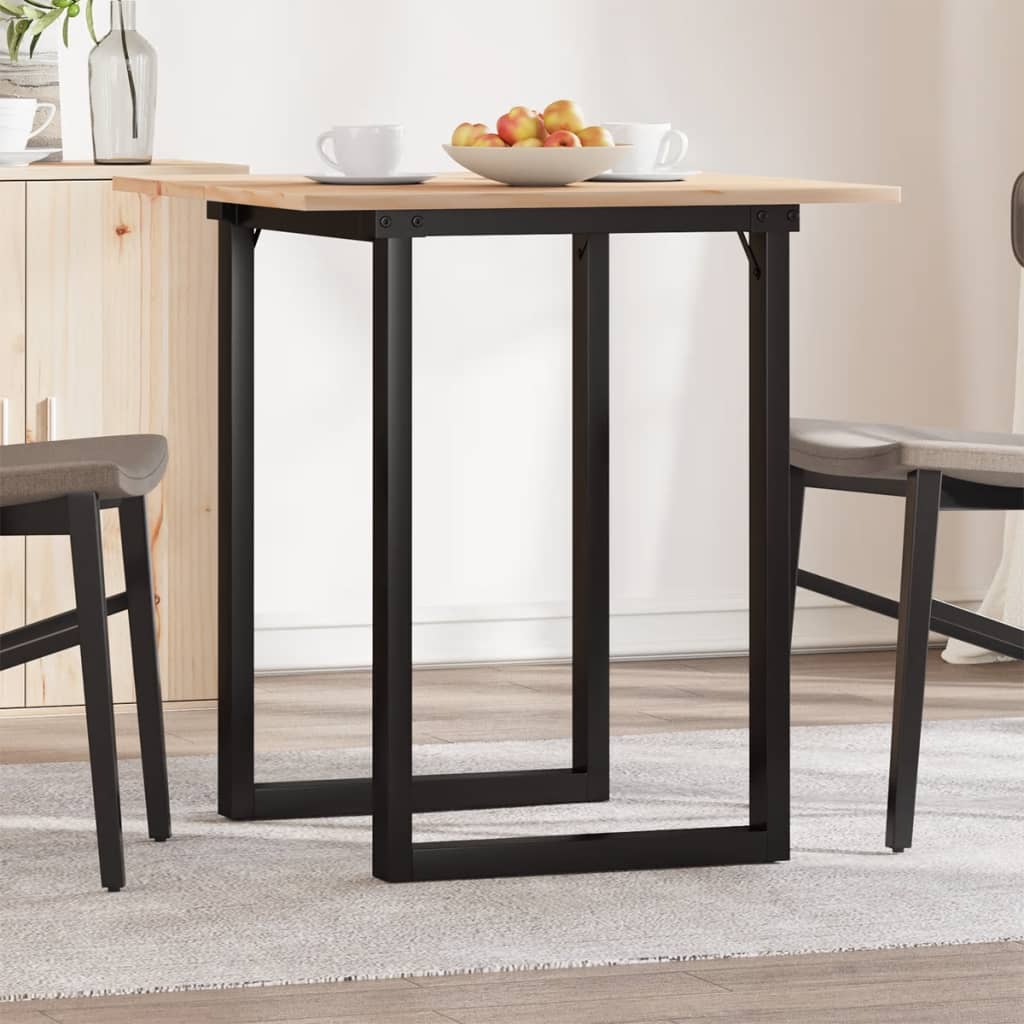 Eettafel 200X100X75,5 Cm Grenenhout En Staal - Nordexa Home