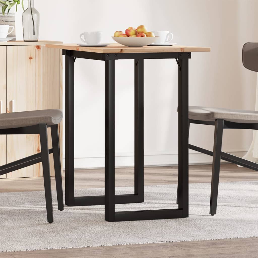Eettafel 200X100X75,5 Cm Grenenhout En Staal - Nordexa Home