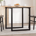 Eettafel 200X100X75,5 Cm Grenenhout En Staal - Nordexa Home