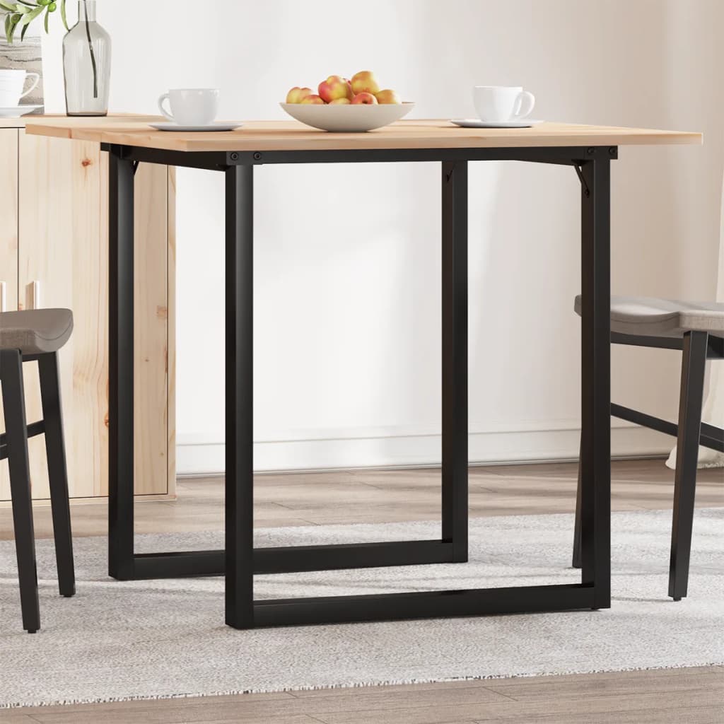 Eettafel 200X100X75,5 Cm Grenenhout En Staal - Nordexa Home
