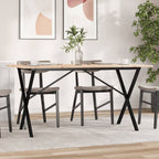 Eettafel 60X60X75,5 Cm Massief Grenenhout En Staal - Nordexa Home
