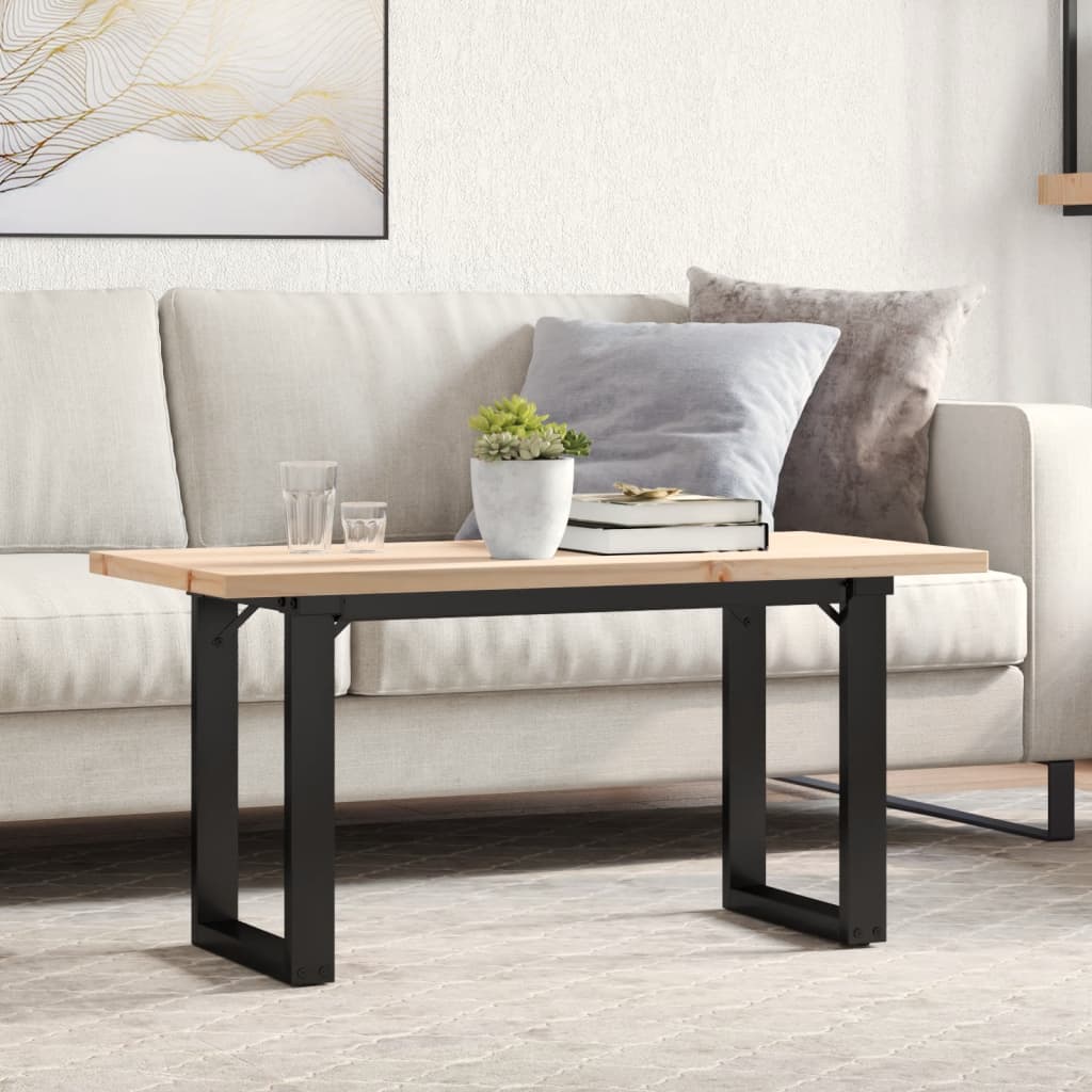 Eettafel 200X100X75,5 Cm Grenenhout En Staal - Nordexa Home